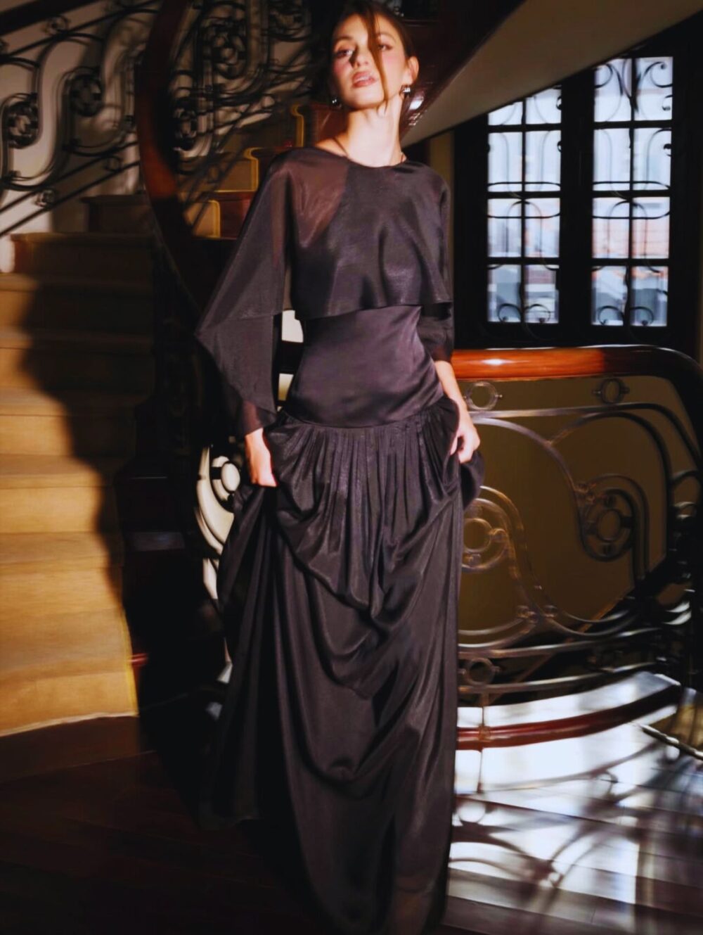 Ebon Veil Gown