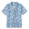 Cosmos Sky Bloom Floral Beach Shirt