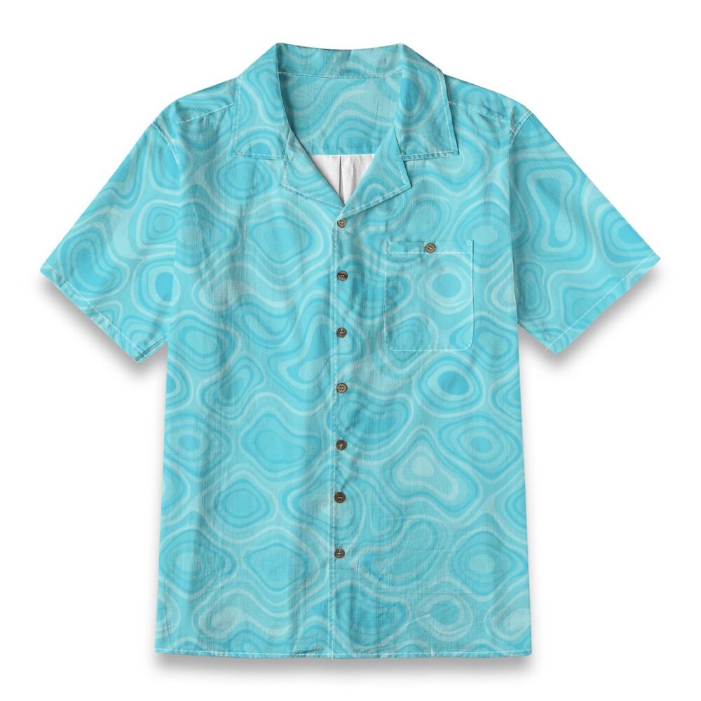 Blue Lagoon Ripple Water Tropical Shirt